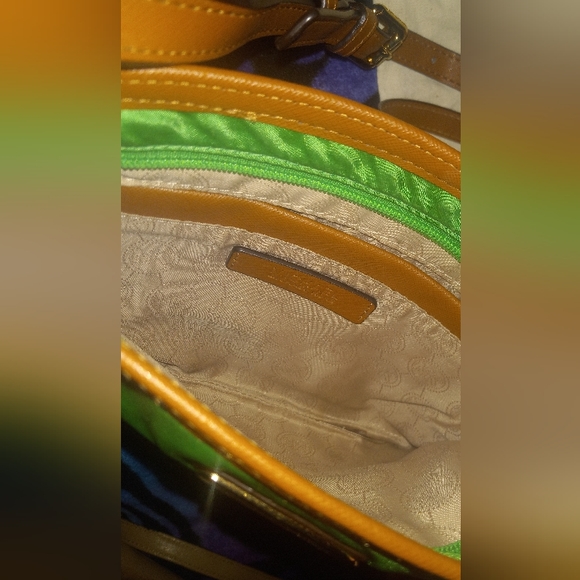 Michael Kors Kempton Palm Green Nylon Cross Body - Picture 6 of 8